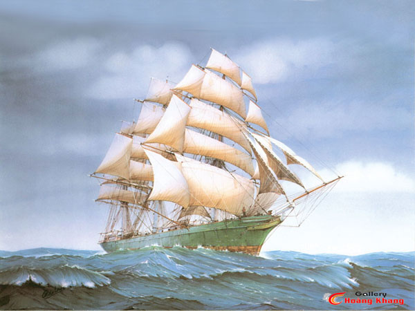 Tranh Thuyền Bườm